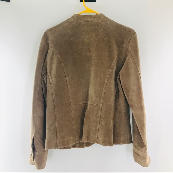 Live A Little Tan Suede Military Jacket - Picture 9 of 11